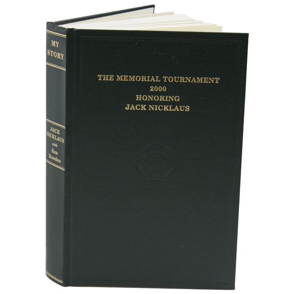 2000 The Memorial Tournament Ltd Ed Book Honoring & Dedicated to Jack Nicklaus #159/225