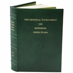 1985 The Memorial Tournament Ltd Ed Book Honoring & Dedicated to Chick Evans #61/425