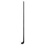 Unmarked 2 Dot Smooth Face Sunday Walking Stick/Putter w/Sterling Silver Band