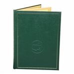 1978 Masters Tournament Green Annual Book - Gary Player Winner