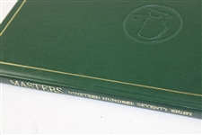 1978 Masters Tournament Green Annual Book - Gary Player Winner