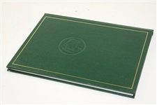 1978 Masters Tournament Green Annual Book - Gary Player Winner