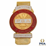 1963 PGA Championship at Dallas Athletic Club Contestant Badge/Clip - Jack Nicklaus Winner