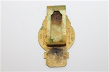 1963 PGA Championship at Dallas Athletic Club Contestant Badge/Clip - Jack Nicklaus Winner