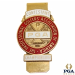 1967 PGA Championship at Columbine CC Contestant Badge/Clip - Don January Winner
