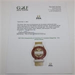 1967 PGA Championship at Columbine CC Contestant Badge/Clip - Don January Winner