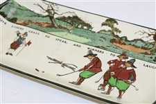 Royal Doulton England 'Give Losers Leave To Speak, And Winner To Laugh' Tray