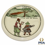 Royal Doulton England Promise Little And Do Much Small Plate/Trivet