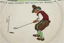 Royal Doulton England 'He Hath A Good Judgment Who Relieth Not Wholly On His Own' Plate