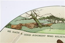 Royal Doulton England 'He Hath A Good Judgment Who Relieth Not Wholly On His Own' Plate