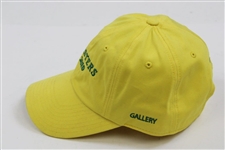 Masters Tournament 2010 GALLERY Yellow w/Green Stitch Writing Caddy Hat