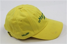 Masters Tournament 2010 GALLERY Yellow w/Green Stitch Writing Caddy Hat