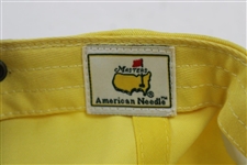 Masters Tournament 2010 GALLERY Yellow w/Green Stitch Writing Caddy Hat