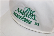 1993 The Masters CBS Sports White w/Green Stitch Writing Hat