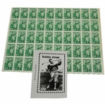 Sheet Of Bobby Jones 18c Stamps