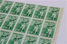 Sheet Of Bobby Jones 18c Stamps