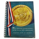 1954 US Amateur Championship at CC of Detroit Program - Palmer’s First “Major”  