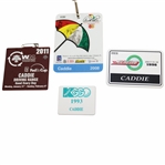 Four (4) PGA Tour Badges - Arnold Palmer Inv, K-Mart GGO, Phoenix Open & Michelob Championship
