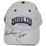 Jack Nicklaus & Gary Player Signed 2002 Senior PGA Championship Hat JSA #AM14279