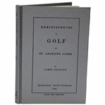 1987 Reminiscences Of Golf On St. Andrews Links Signed by Herb Warren Wind & Robert MacDonald