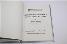 1987 'Reminiscences Of Golf On St. Andrews Links' Signed by Herb Warren Wind & Robert MacDonald