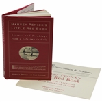 1992 Harvey Penicks Little Red Book By Harvey Penick With Simon & Schuster Promo Letter