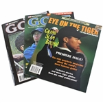 3 Golf Collector Magazines With Tiger On The Cover