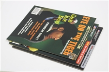 3 Golf Collector Magazines With Tiger On The Cover