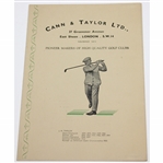Cann & Taylor Pioneer Makers of High Quality Golf Clubs Booklet