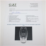 Hal Sutton's 1999 Ryder Cup at The Country Club Team USA Member Large Crystal Vase