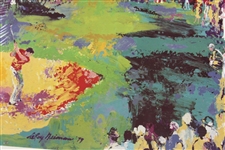 Artist LeRoy Neiman Signed 'Westchester Classic' Poster by Neiman Poster JSA #H92266