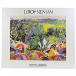 Artist LeRoy Neiman Signed 1973 at Augusta National Art Poster by Neiman JSA #H92265