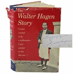 Walter Hagen Signed & Inscribed 1956 The Walter Hagen Story 1st Edition Book JSA ALOA