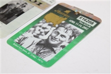 2001 & 2002 Masters Tournament SERIES Badges - Tiger Woods Wins