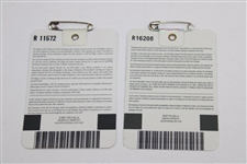 2001 & 2002 Masters Tournament SERIES Badges - Tiger Woods Wins