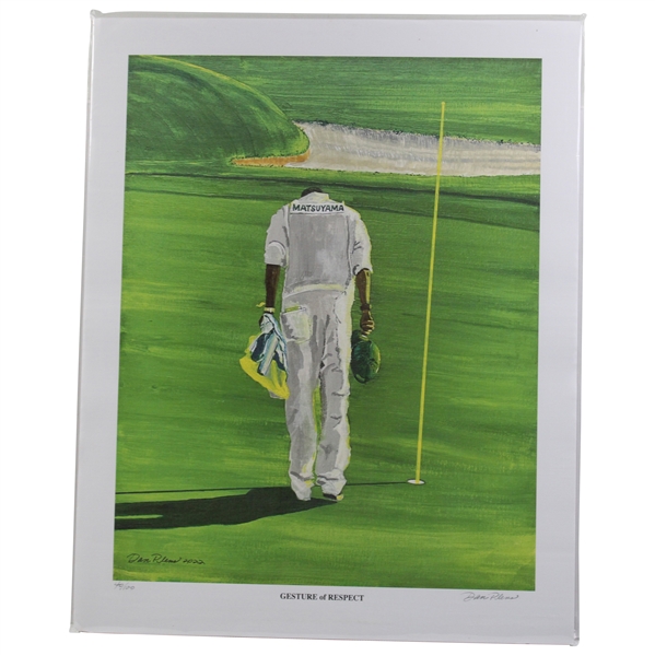 Gesture of Respect Ltd Ed #40/100 Poster Signed by Artist Dan Plens