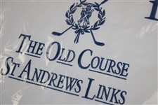 St. Andrews Old Course Embroidered Flag w/Knit St. Andrews Logo Tartan Headcover