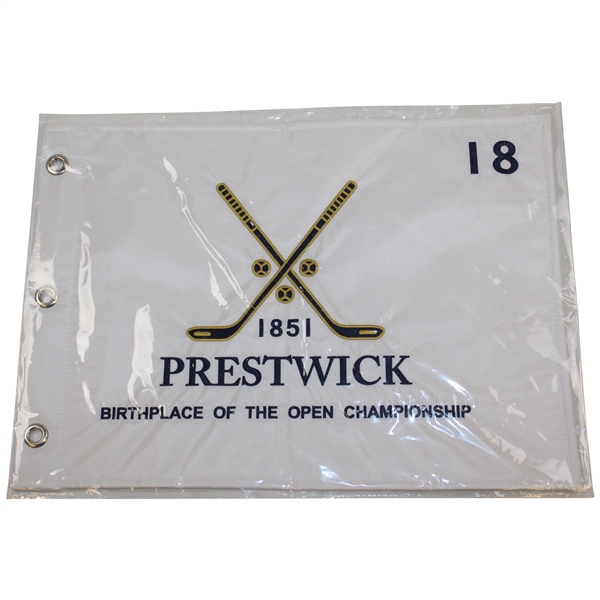 Prestwick Birthplace of the Open Championship Embroidered Flag