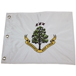 Carnoustie Golf Links Embroidered Flag w/Burgundy Knit Logo Headcover