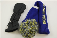 Brora Golf Club Embroidered Flag w/Two (2) Logo Headcovers