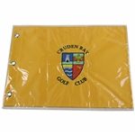 Cruden Bay Golf Club Crest Logo Embroidered Flag