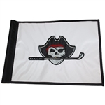 The Buck Club Pirate Logo Embroidered Flag w/Four (4) Headcovers - From Covid Canceled Event