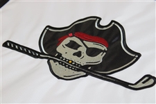 The Buck Club Pirate Logo Embroidered Flag w/Four (4) Headcovers - From Covid Canceled Event