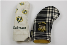 Oakmont Country Club Embroidered Flag w/2016 US Open Tartan Seamus & Logo Headcovers