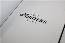 1995, 2000 & 2002 Masters Green Annual Books - Tiger Debut, Singh Win & Tiger Win