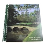 1998, 1999 & 2000 Masters Tournament Official Spiral Media Guide Books