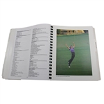 1998, 1999 & 2000 Masters Tournament Official Spiral Media Guide Books