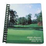1998, 1999 & 2000 Masters Tournament Official Spiral Media Guide Books