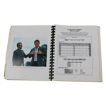 1997 Masters Tournament Official Spiral Media Guide Book - Tiger Woods Winner