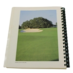 1997 Masters Tournament Official Spiral Media Guide Book - Tiger Woods Winner